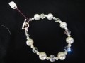 Large Pearl and Crystal Bracelet